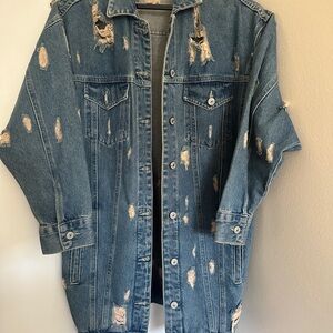 Distressed Denim Jacket